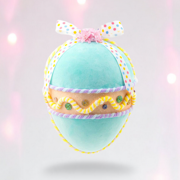 Teal Egg Orn