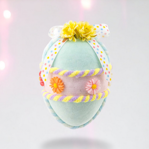 Sm Blue Egg Orn