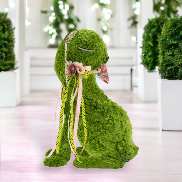 Green Bunny w/Closed Eyes