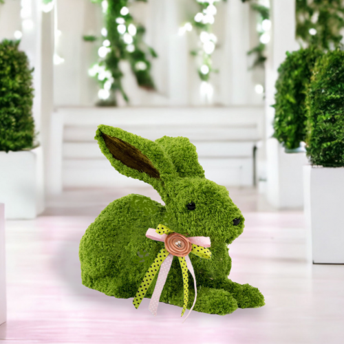 Green Garden Bunny Laying - - NEW Spring 2024
