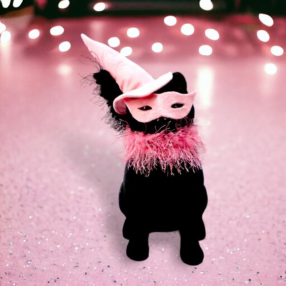 Boo Ville Black Cat w/Mask