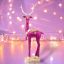 30in Standing Purple Deer