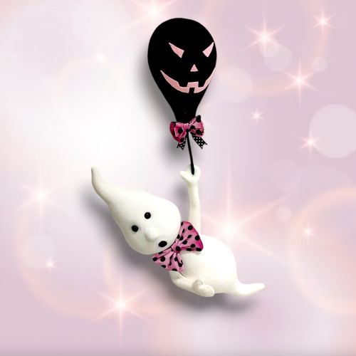 29in White Hanging Ghost Min/2