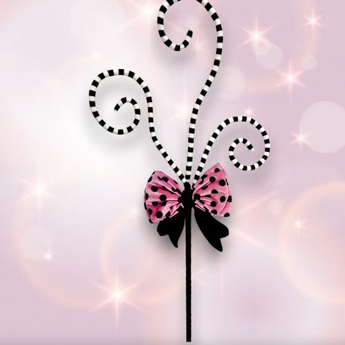 23in Swirl Pick w/Bow Min/8