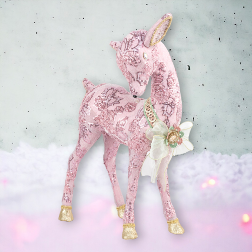 23in Pink Wonderland Deer - NEW 2024