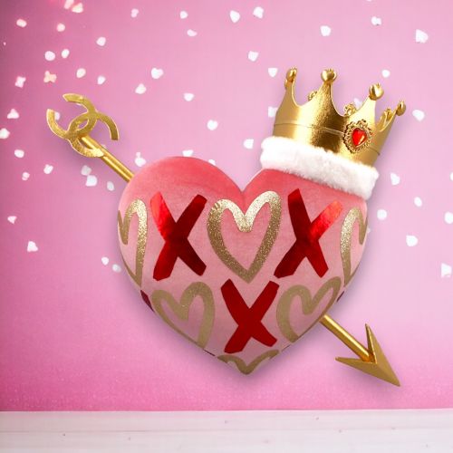 Valentine Pink XOXO Heart