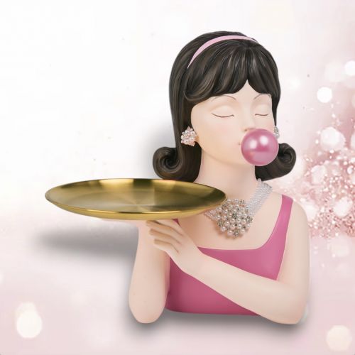 14.5in Bubblegum Girl w/Tray