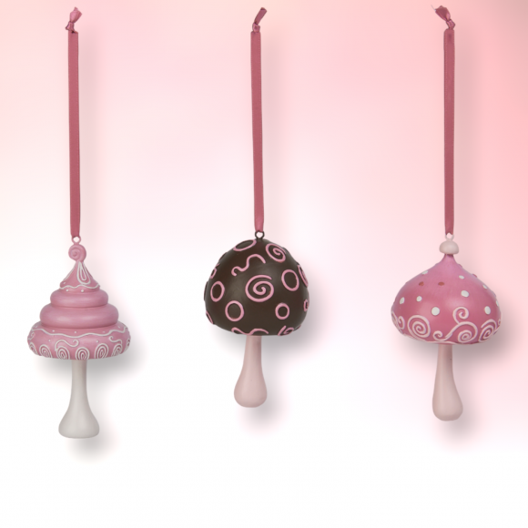 3 Asst Candy Tree Orn - IN STOCK