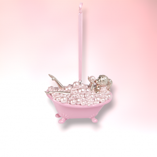 Bubbles Girl In Tub Orn - IN STOCK