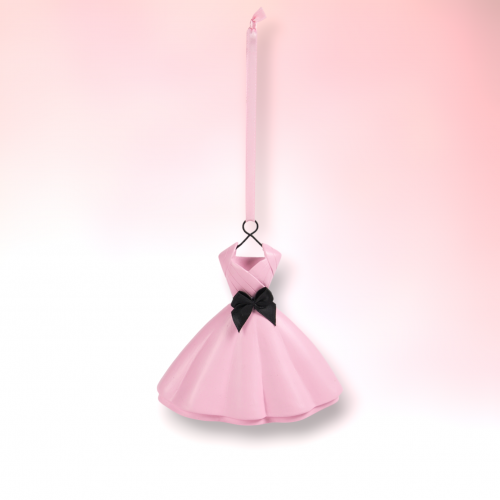 Lt Pink Party Dress Orn - IN STOCK