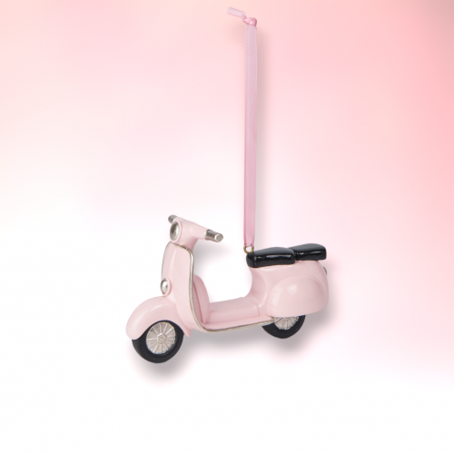 Pink Scooter Orn - IN STOCK