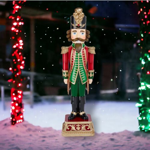 90in Red / Green Nutcracker Display - NEW 2024