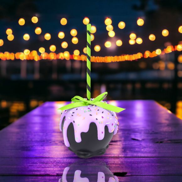 9in Purple Candy Apple