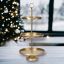 30in Gold Tiered Dessert Tray