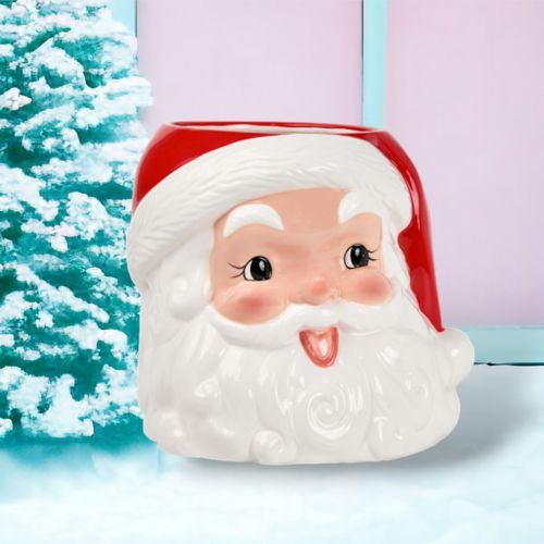 9" Jolly Santa Head Pot - IN STOCK