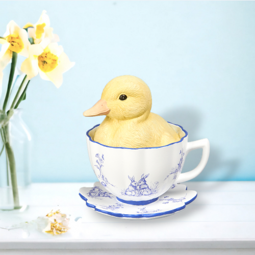 Yellow Duck in Teacup - NEW Spring 2024