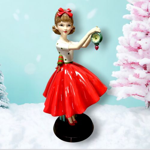 16.5in Retro Girl w/Orn - OUT OF STOCK - DUE JULY 2025