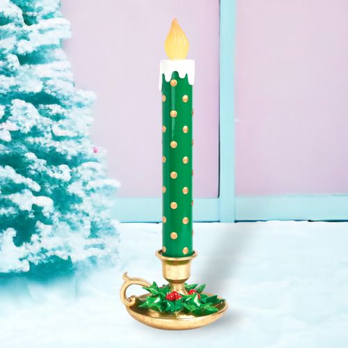 20in Green LED Candle Stick - IN STOCK