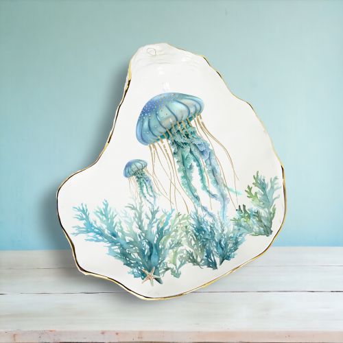 Jellyfish Oyster Shell Dish Min/8