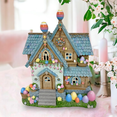 14in LED Easter Bouquet House