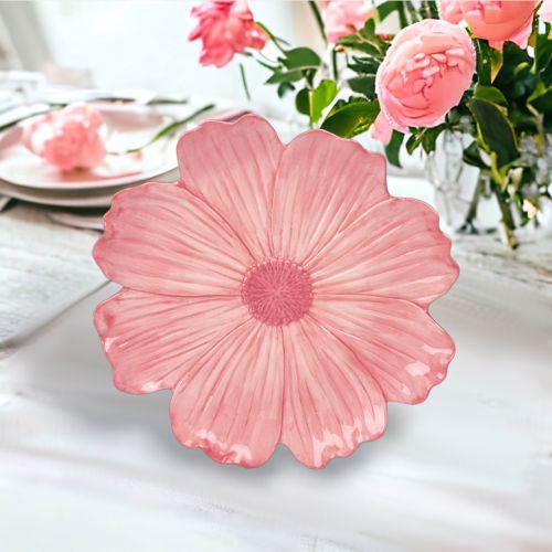 7.5in Pink Cosmos Plate Min/6