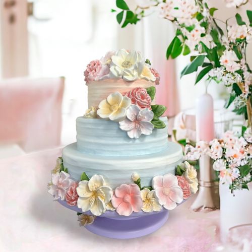 21in Spring 3 Tiered Cake