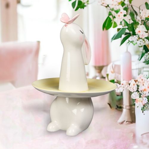 15.5in Bunny Serving Plate Min/1