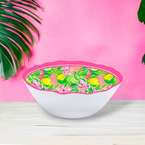 6.5in Preppy Lemon Bowl Min/8