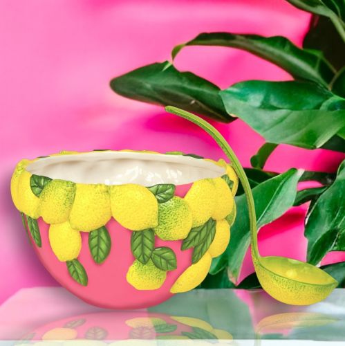 Pink Lemon Punch Bowl Min/2