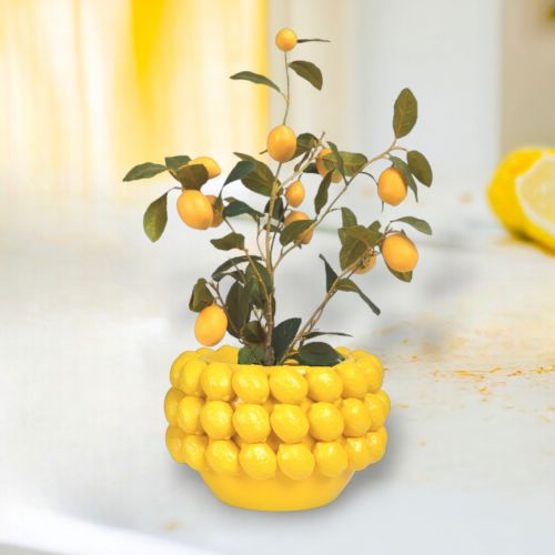 13in Lemon Planter Min/1