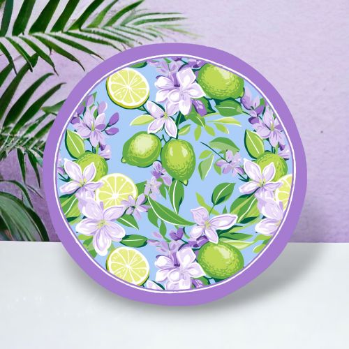 10.5in Lavender Lime Plate Min/8