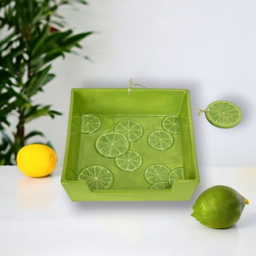 Lime Napkin Holder Min/3