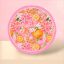 10.5in Preppy Orange Plate - IN STOCK