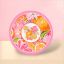 8.5in Preppy Orange Plate- IN STOCK
