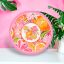 8.5in Preppy Orange Plate- IN STOCK