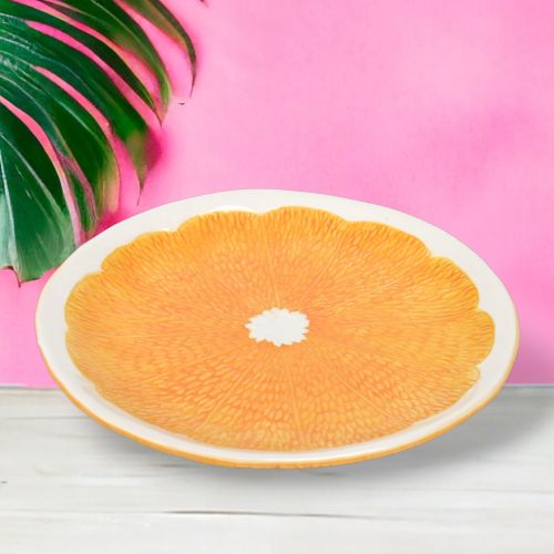 Orange Citrus Dolomite Plate Min/8