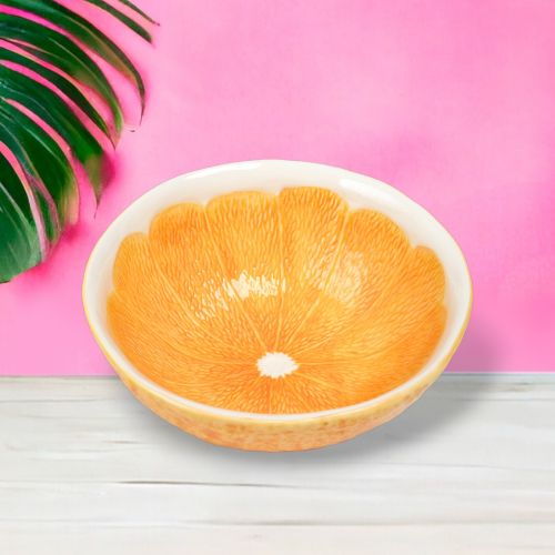 Orange Citrus Dolomite Bowl Min/8