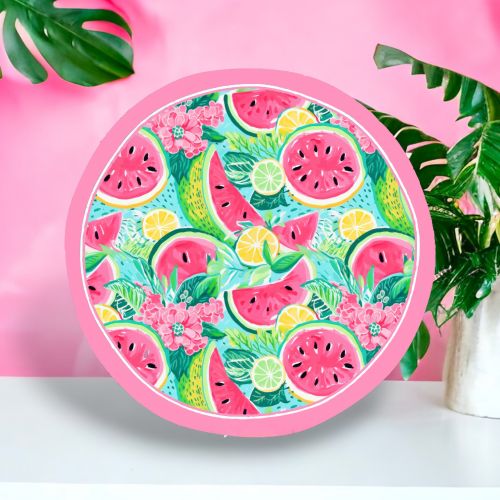 10.5in Preppy Watermelon Plate Min/8