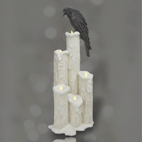 LED Candles w/Crow Min/1