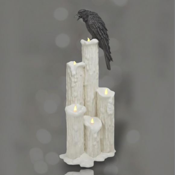 LED Candles w/Crow Min/1