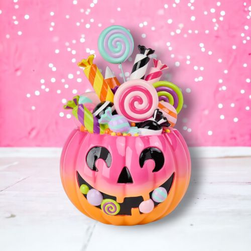 17in Jack O Lantern w/Candy Min/1