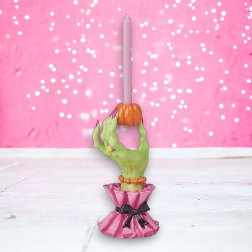 10in Left Witch Hand Candle Holder Min/2