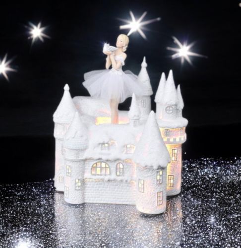 11.5in LED Rotating Ballerina / Castle Min/1