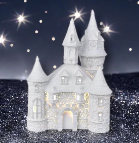 12in LED White Castle Min/1