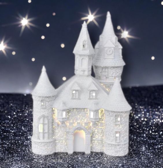 12in LED White Castle Min/1