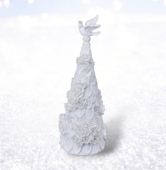 16in White Christmas Tree Min/2