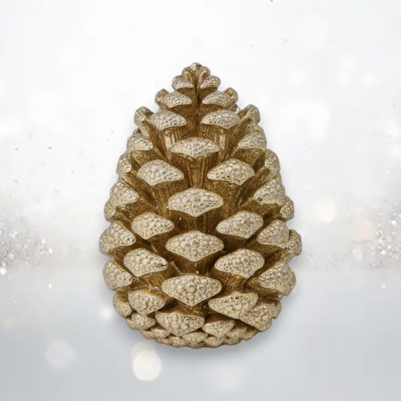 3in Gold Pinecone Min/4 - NEW 2025 TARIFF DELAYED