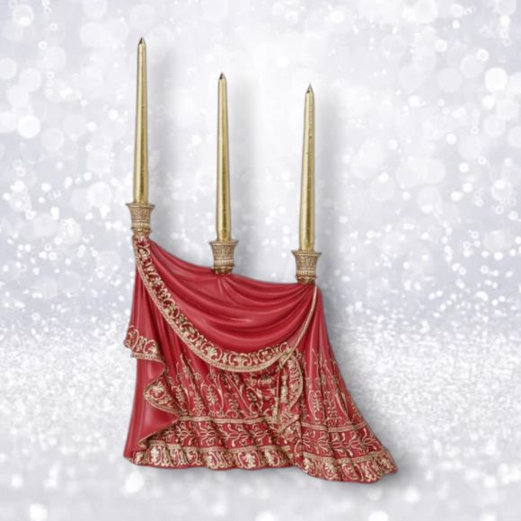 16in Curtain Candle Holder Min/1