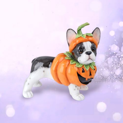 17in Pumpkin Bulldog Min/1