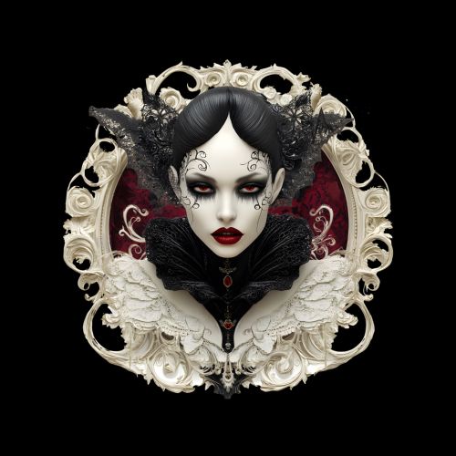 Vampiress Dimensional Wall Bust Min/1